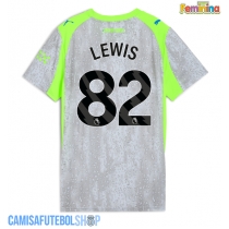 Camisa de time de futebol Manchester City Rico Lewis #82 Replicas 3º Equipamento Feminina 2025-26 Manga Curta